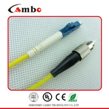 G652D MM DX fibra óptica patch cord FC / UPC LC / UPC con alta durabilidad mecánica